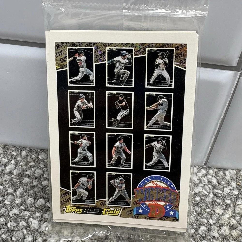 Topps Black Gold Sealed Packs Various 90s Dates VTG All‎ Sealed Inserts Collect